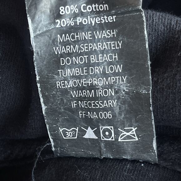 Raiders Hoodie Adult Medium Skull Bandana Football Raider Nation Goth Sportswear - Picture 5 of 9